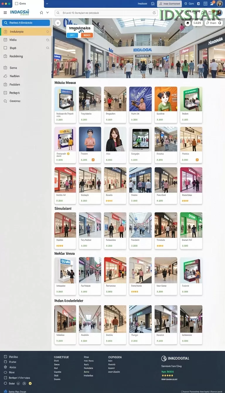 Cuplikan layar MONPERATOTO — menu navigasi