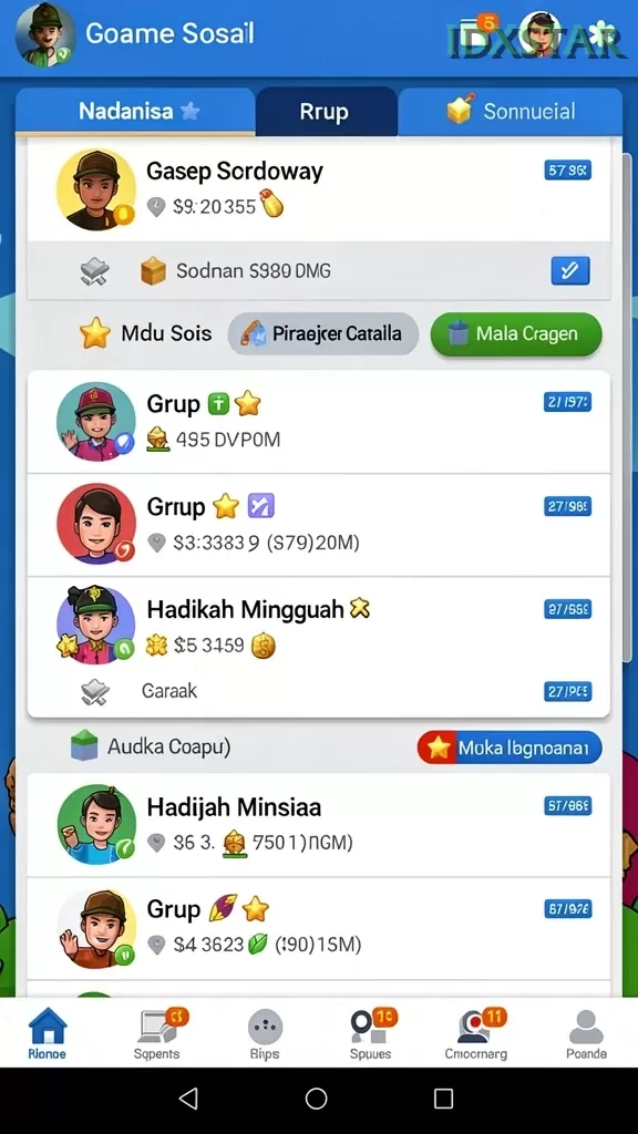 Cuplikan layar MONPERATOTO — pengaturan akun