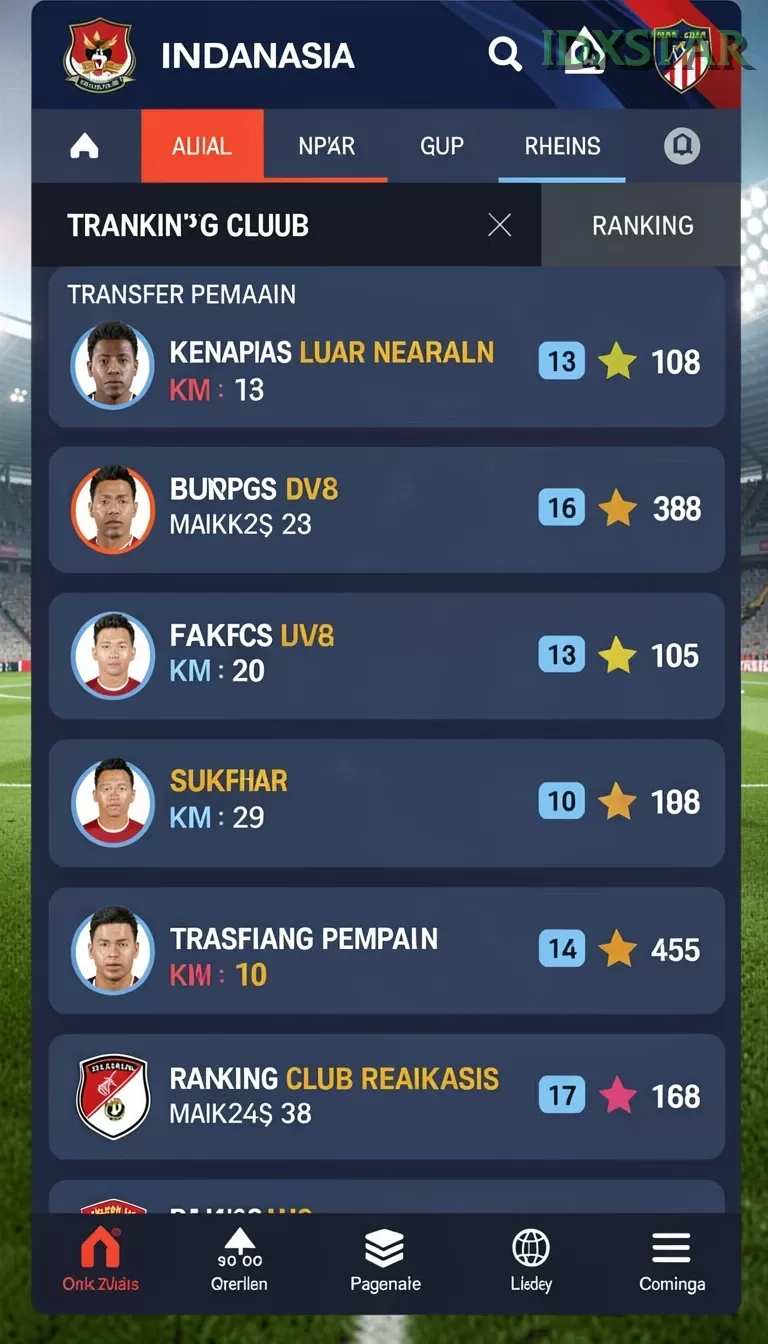 Cuplikan layar V21 — halaman utama