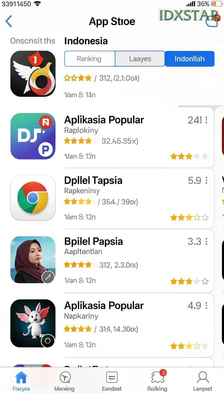 Cuplikan layar MONPERATOTO — aktivitas