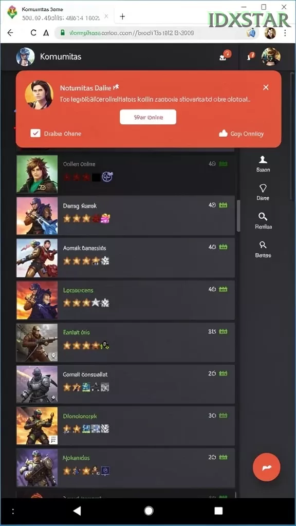 Cuplikan layar PHO88 — menu navigasi